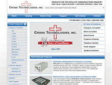 Tablet Screenshot of crosstechnologies.com